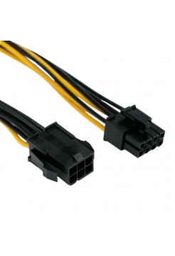 Переходник питания PCI Express 6pin (мама) — 8pin (папа)
